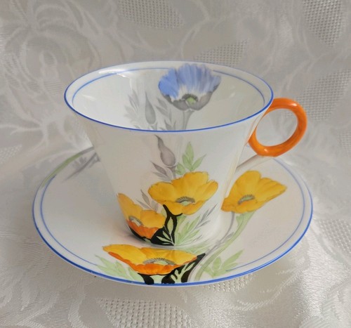 Shelley duo poppies design - shelley,