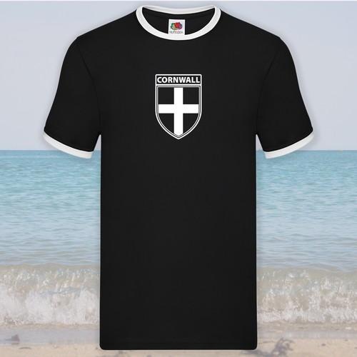 Cornwall shield print - cornwall,