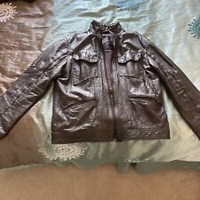 firetrap leather jacket mens