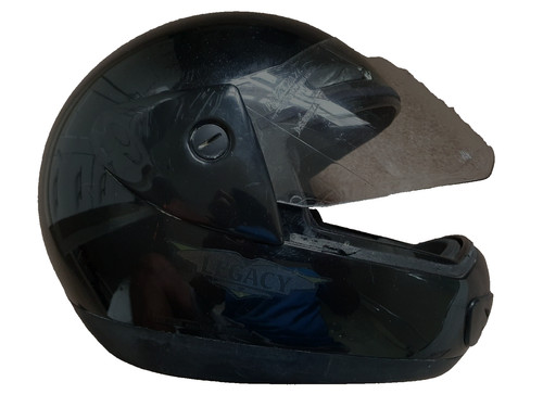 Lazer full face gloss black - full,