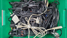 job lot 20x C7 Figure 8 Power Lead Mains Cable Cord UK 3Pin Plug tv laptop charg