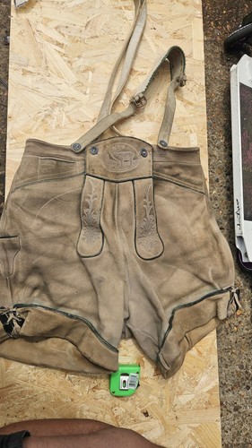 Vintage suede lederhosen - vintage,