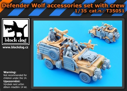 Black dog t35051 defender - black,