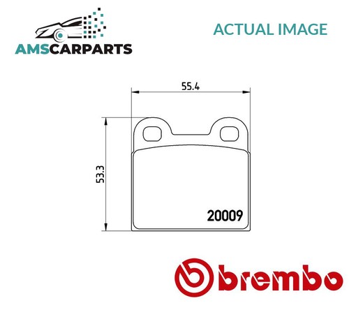 Brake pads set braking - pads, pad