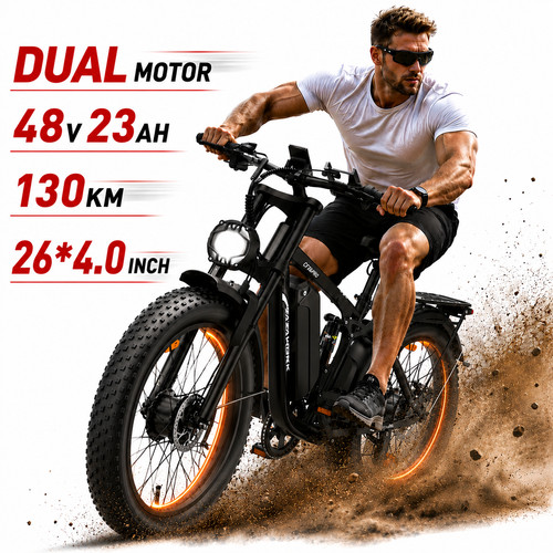 Dual motor mtb electric - motor,