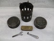 Vintage Juwel 33 German Military Field Stove Case & Storage Tin - WWII