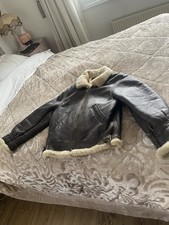 Flying Jacket Type 1 Us Army Style Real Sheepskin 