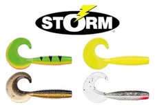 Storm Go-To Grub Sea Predator Pike Fishing (Various Colours 10cm - 4 Pack)