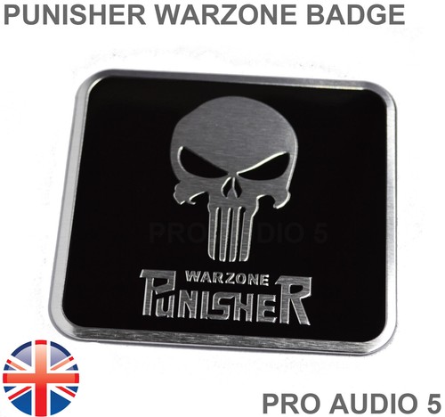 Punisher warzone skull badge - punisher,
