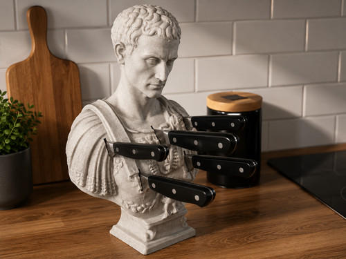 Roman bust knife - bust,