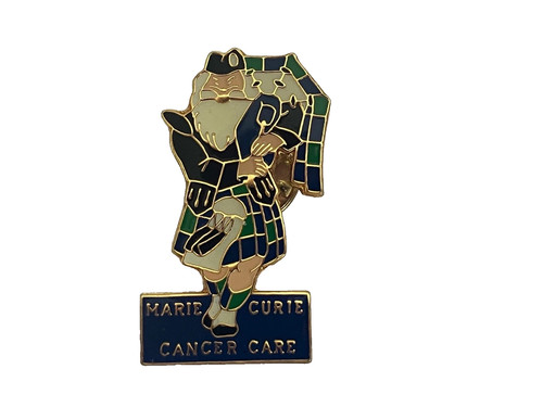 Scottish bag piper pin - scottish, badge