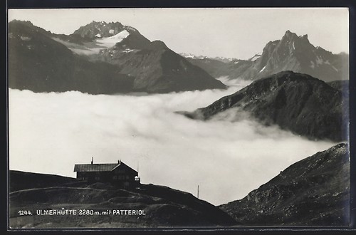 Ulmerhütte view with - ulmerhütte,,