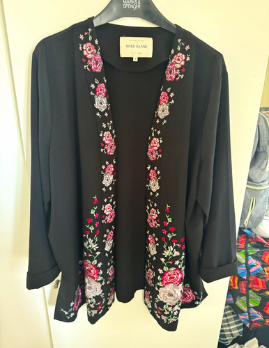 River island black floral - island,