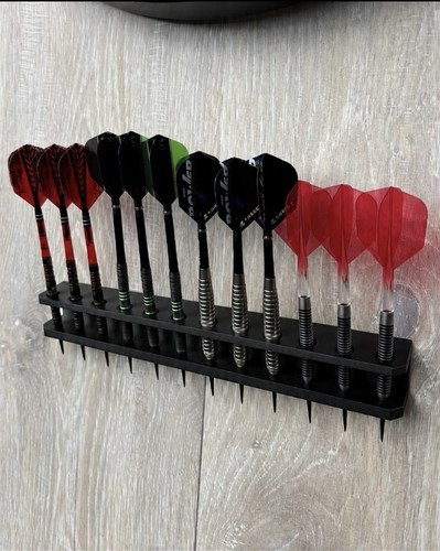 Wall mounted dart - mounted, rack