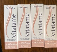 4 X Vitatame Leave in Hair Conditioner 30ml Each Vitapointe Alternative Shine
