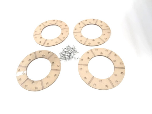 Brake lining set fits massey - lining,