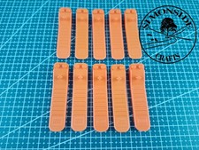 10 X LEGO Orange Brick and