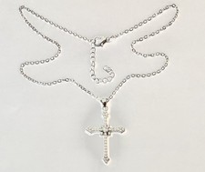 RHINESTONE DIAMANTÉ CROSS