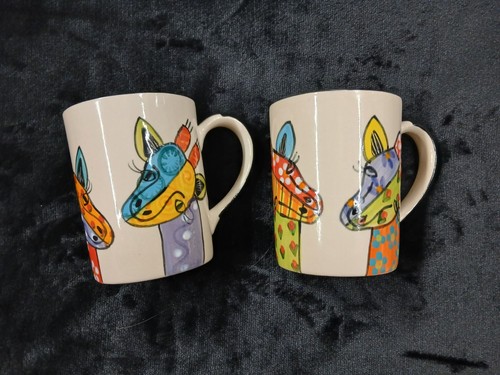 Pair hand painted south - pair,