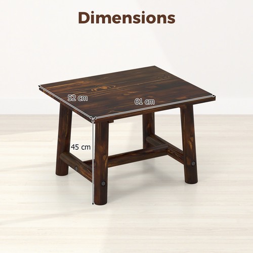61x53x45cm solid wood side - 61x53x45cm,