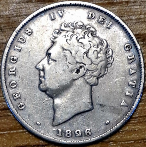 1826 king george 2nd - george, bust