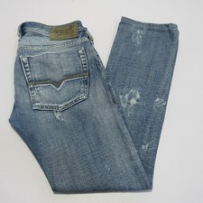 Diesel Zathan Distressed Men’s Regular Fit straight leg Blue W31/L30 SKU Y05763