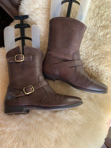Ladies brown leather ugg - ladies,
