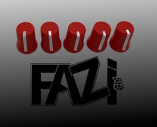 5 x RED KNOBS OEM  0 90 180 270 DEGREESE DJ MXER PIONEER DENON TRAKTOR UK