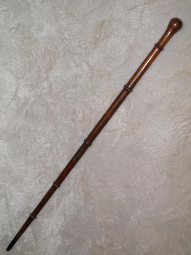 Antique faux bamboo walking - antique,