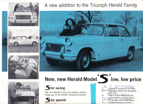 Triumph herald new model - herald,