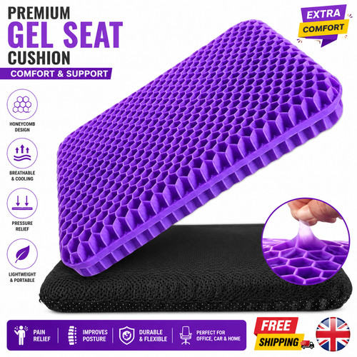 Orthopaedic gel seat cushion - seat,