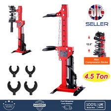 4.5 Ton Hydraulic Auto Coil Strut Spring Compressor 4500kg Adjustable Height Red