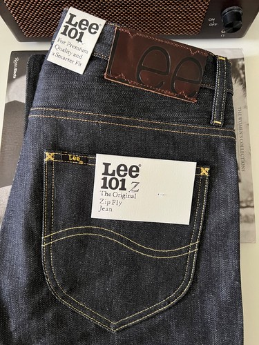 Nwt lee 101z - raw, indigo