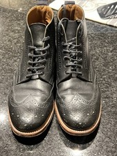 Grenson Fred Black Brogue