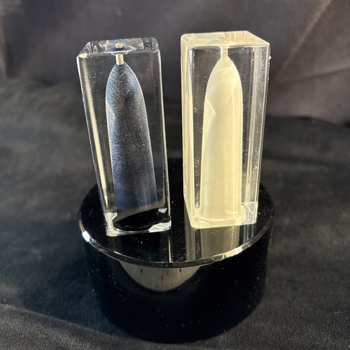 Pair fratelli guzzini lucite - pair,