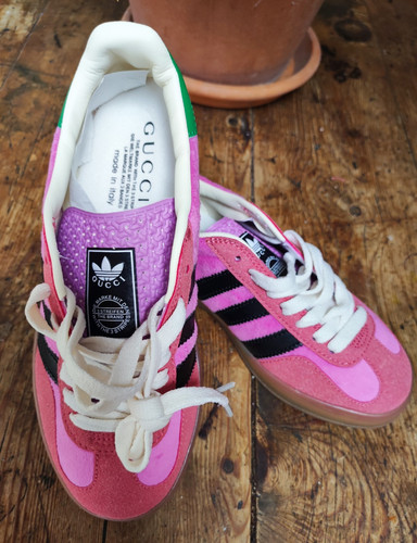 Gucci adidas gazelle pink - adidas,