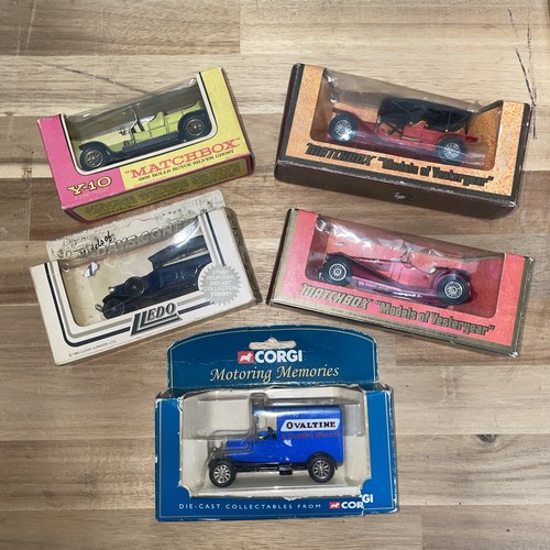 Five matchbox models of - models,