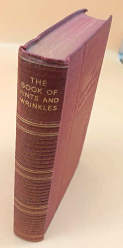 The book hints and wrinkles - book,