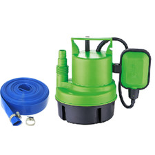 200w Submersible Water Pump Electric Dirty Clean Pond Pool Flood with 10m Hose