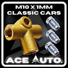 3 Way Brass Brake T Piece + 3