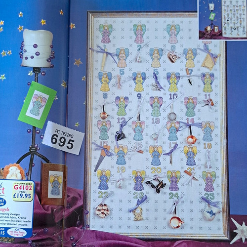 Angel advent calendar - advent,