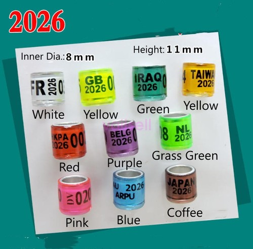 100pcs bird foot ring for - bird,