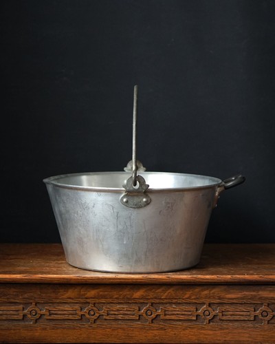 Vintage swan jam pan - pan, large