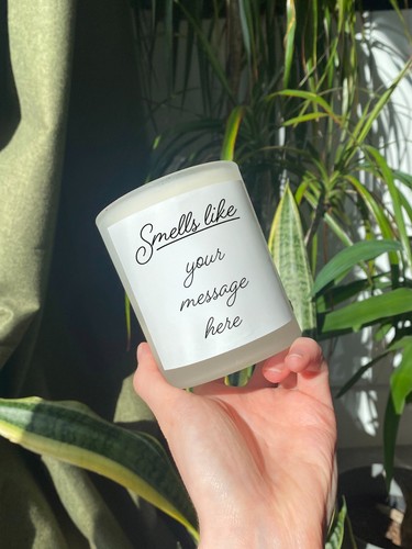 Smells like custom - custom, candle
