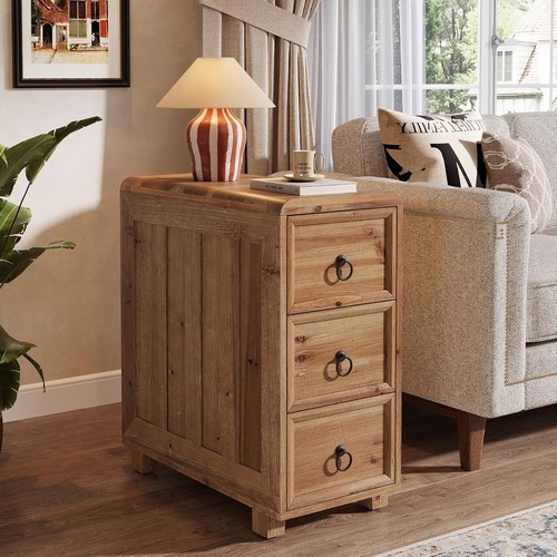 Farmhouse solid wood end - solid,
