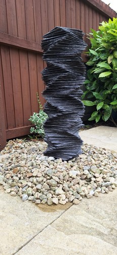 Handcrafted welsh slate garden - handcrafted,
