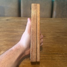Vintage Empty Hardwood Box For