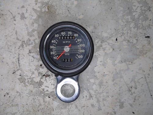 Smiths 120mph speedometer - 120mph, bsa