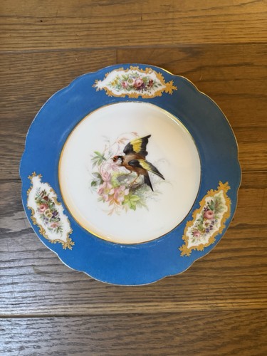 Antique porcelain plate 24cm - porcelain,