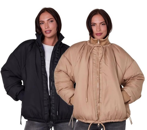Ladies oversized puffer - oversized,